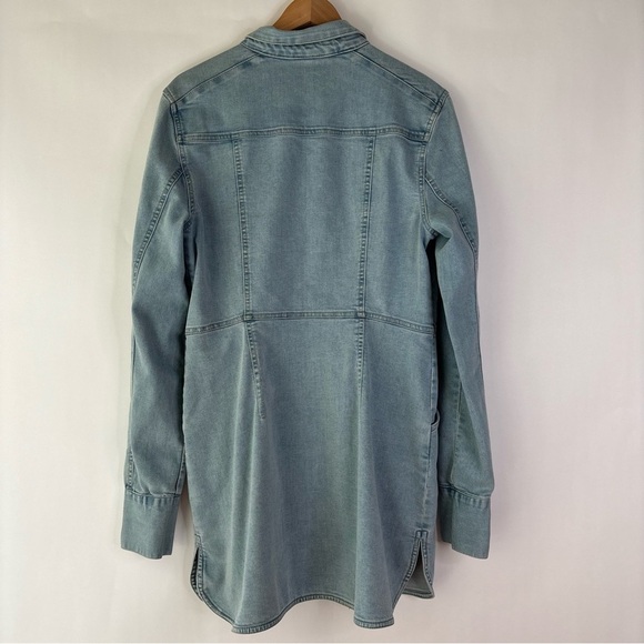 Free People Amber Denim Dress size Medium - Picture 8 of 11